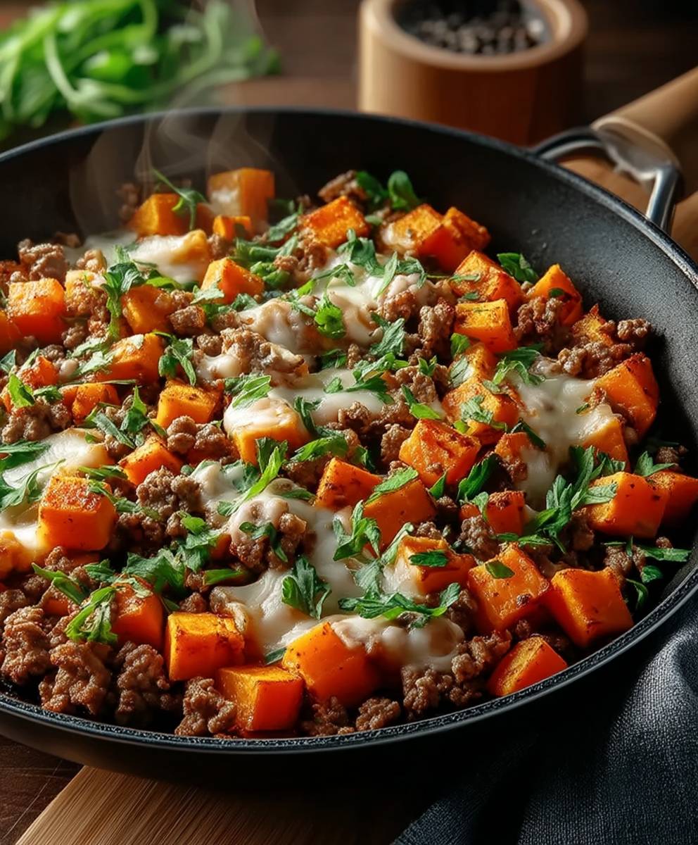 Turkey Sweet Potato Skillet