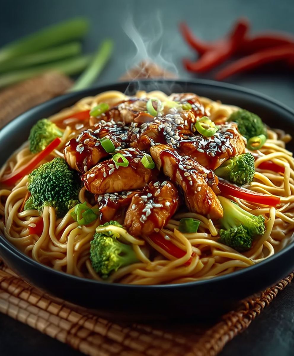 Chicken Teriyaki Noodles