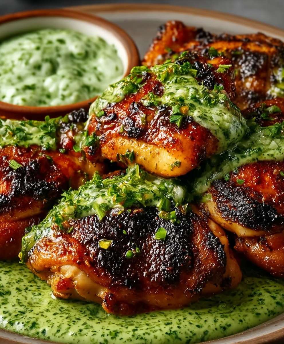 Peruvian Chicken Green Sauce