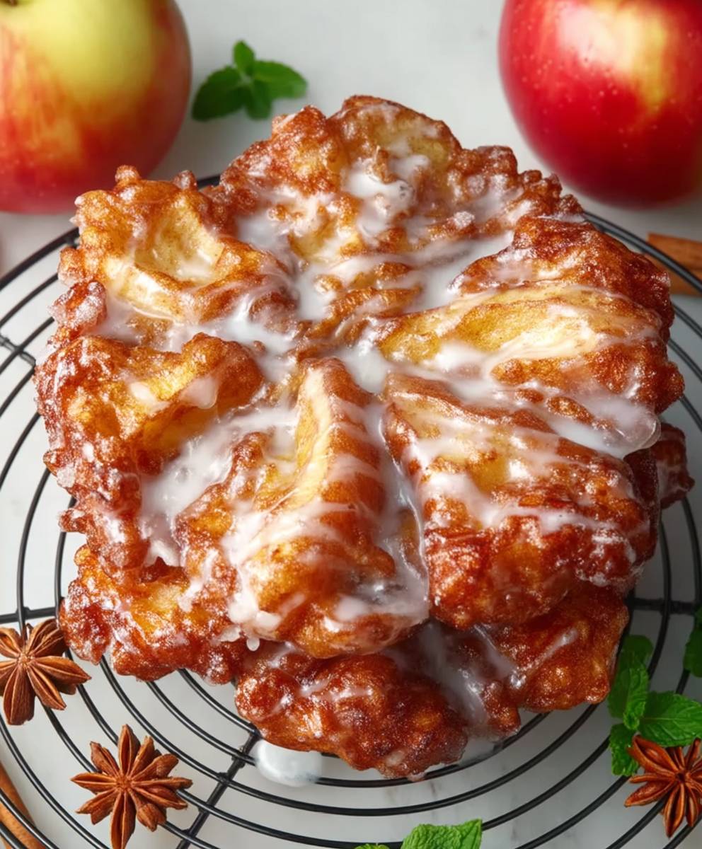 Sourdough Apple Fritters