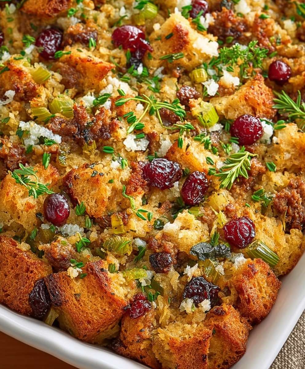 Sausage stuffing Thanksgiving