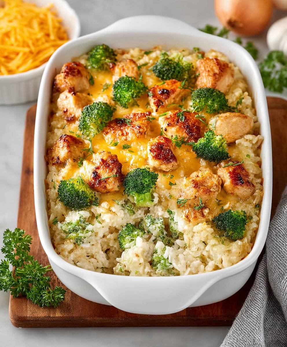 Chicken Broccoli Rice Casserole