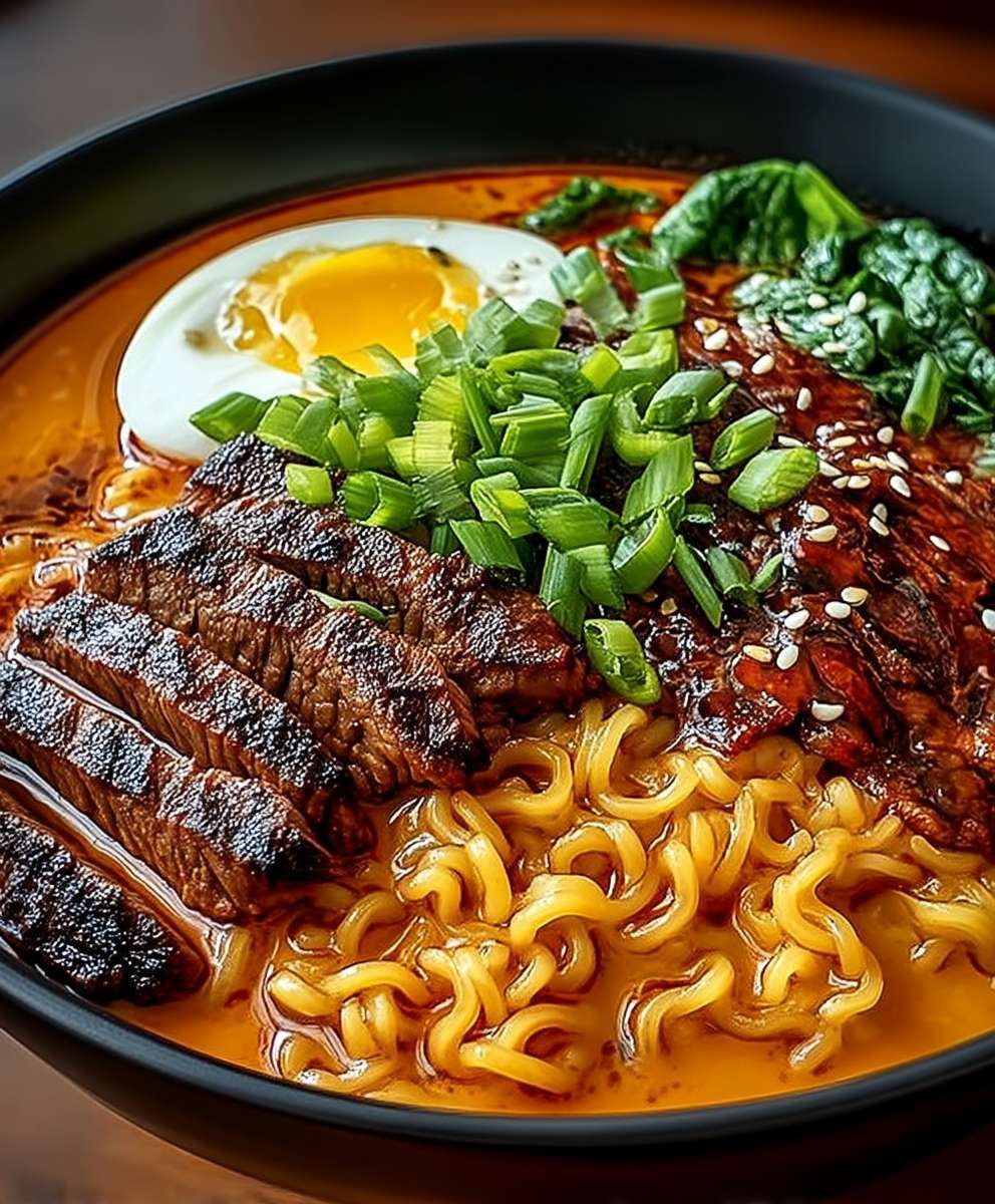 Spicy Korean Ramen Beef