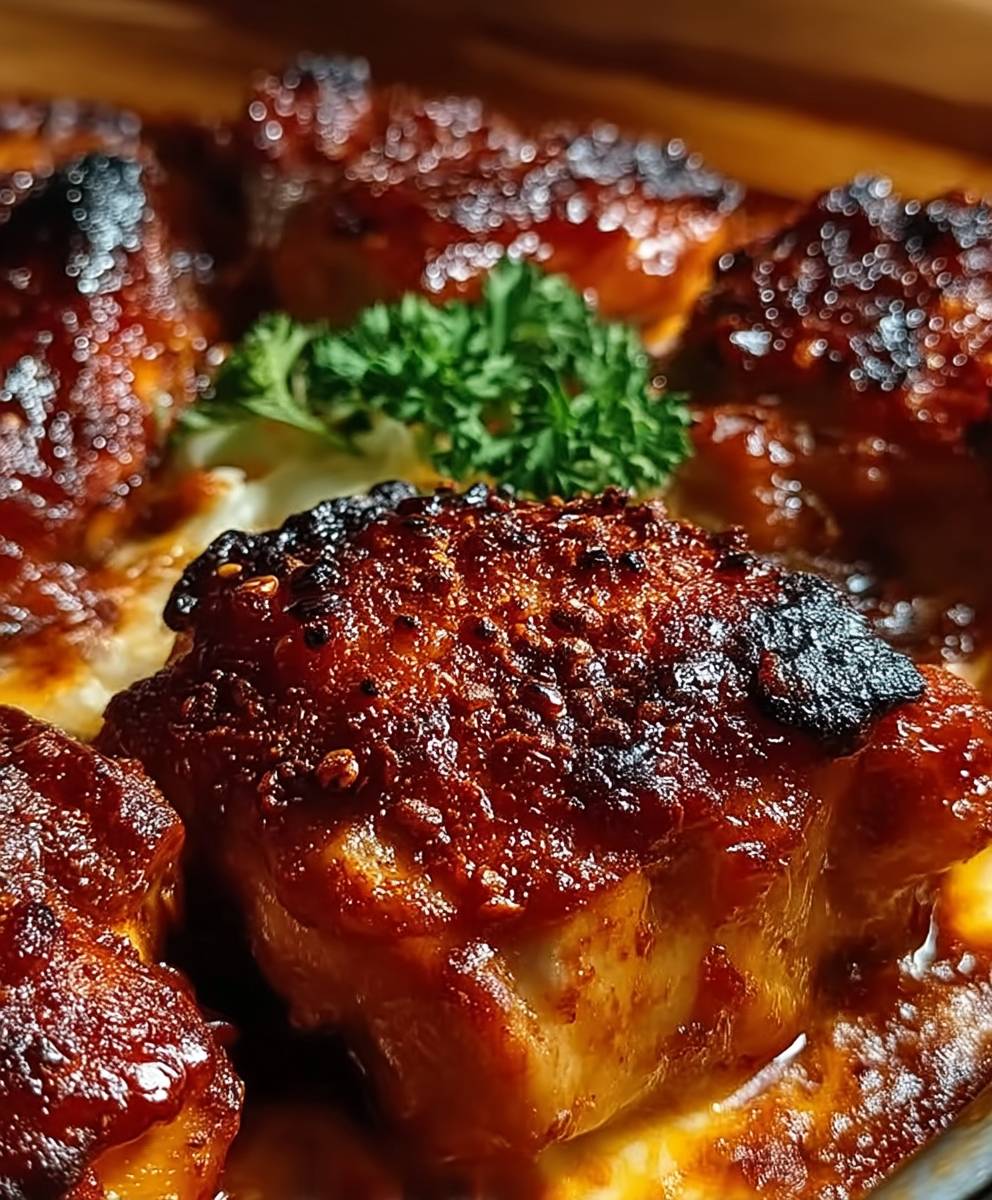 Gochujang Miso Chicken Thighs