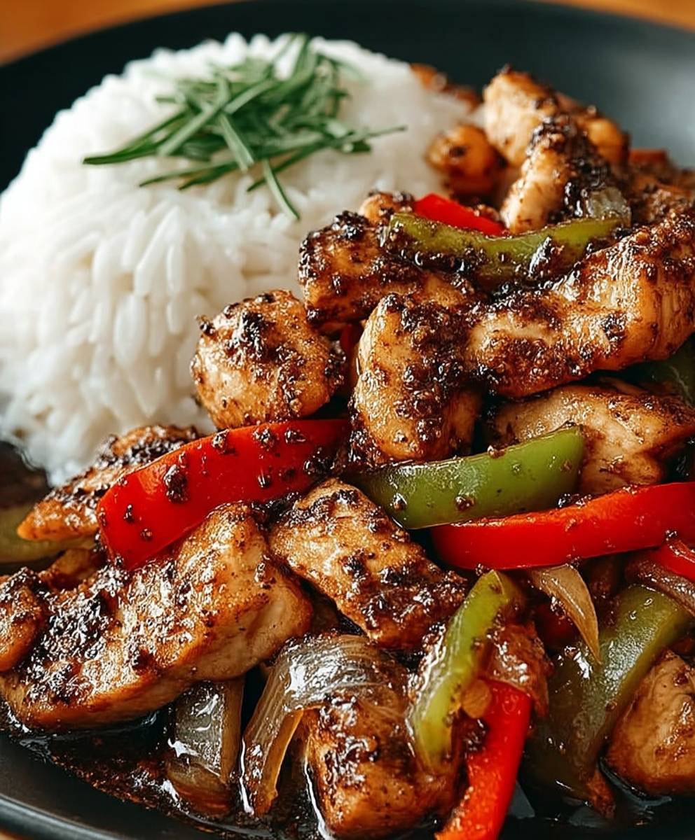 Black pepper chicken
