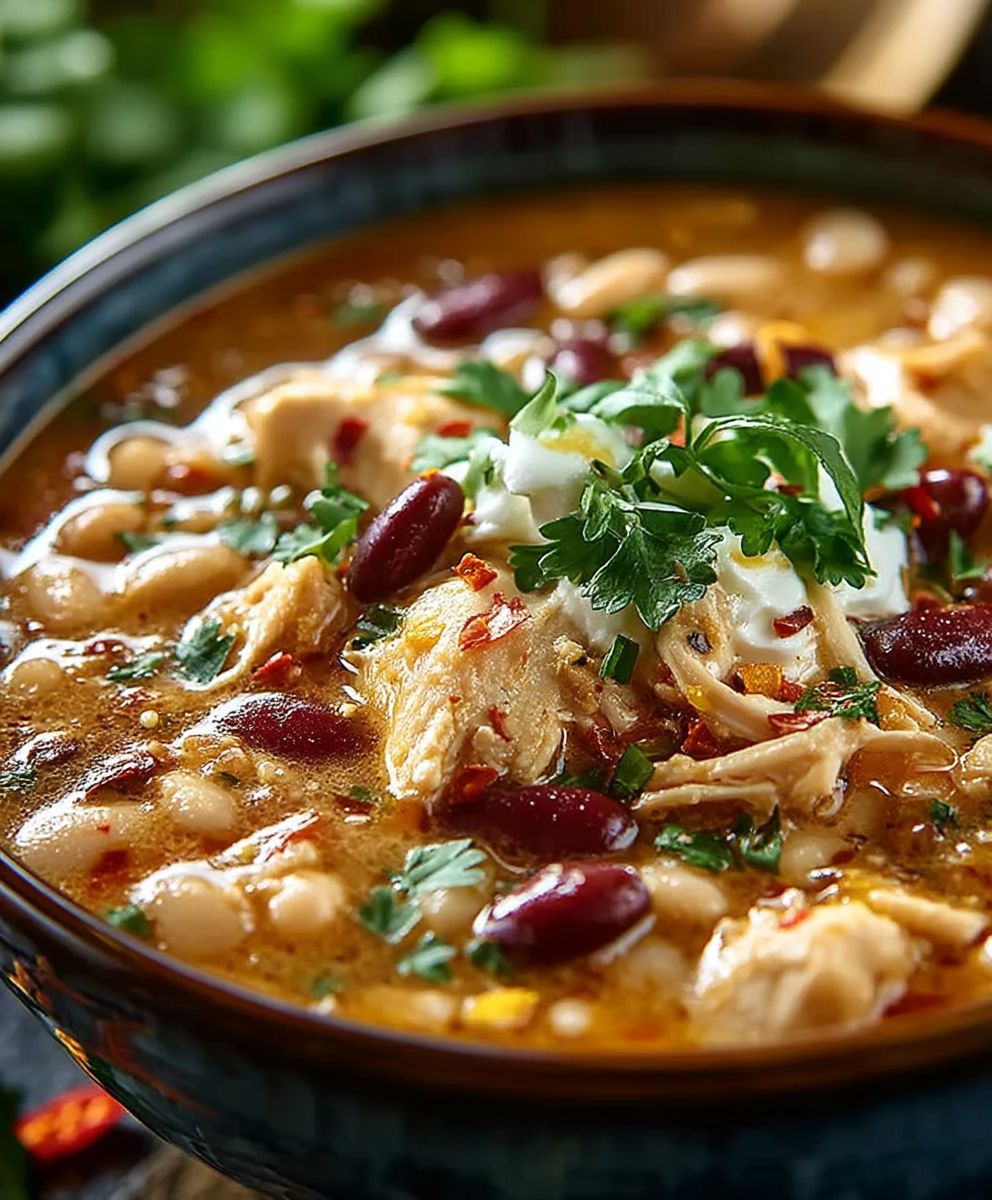 Cajun White Chicken Chili
