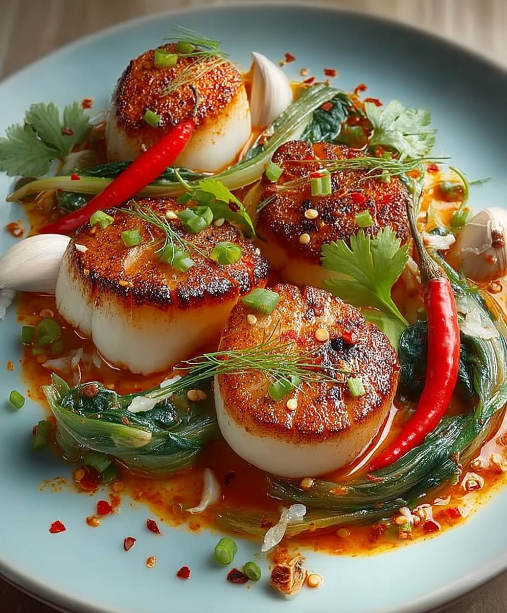 Spicy Scallops