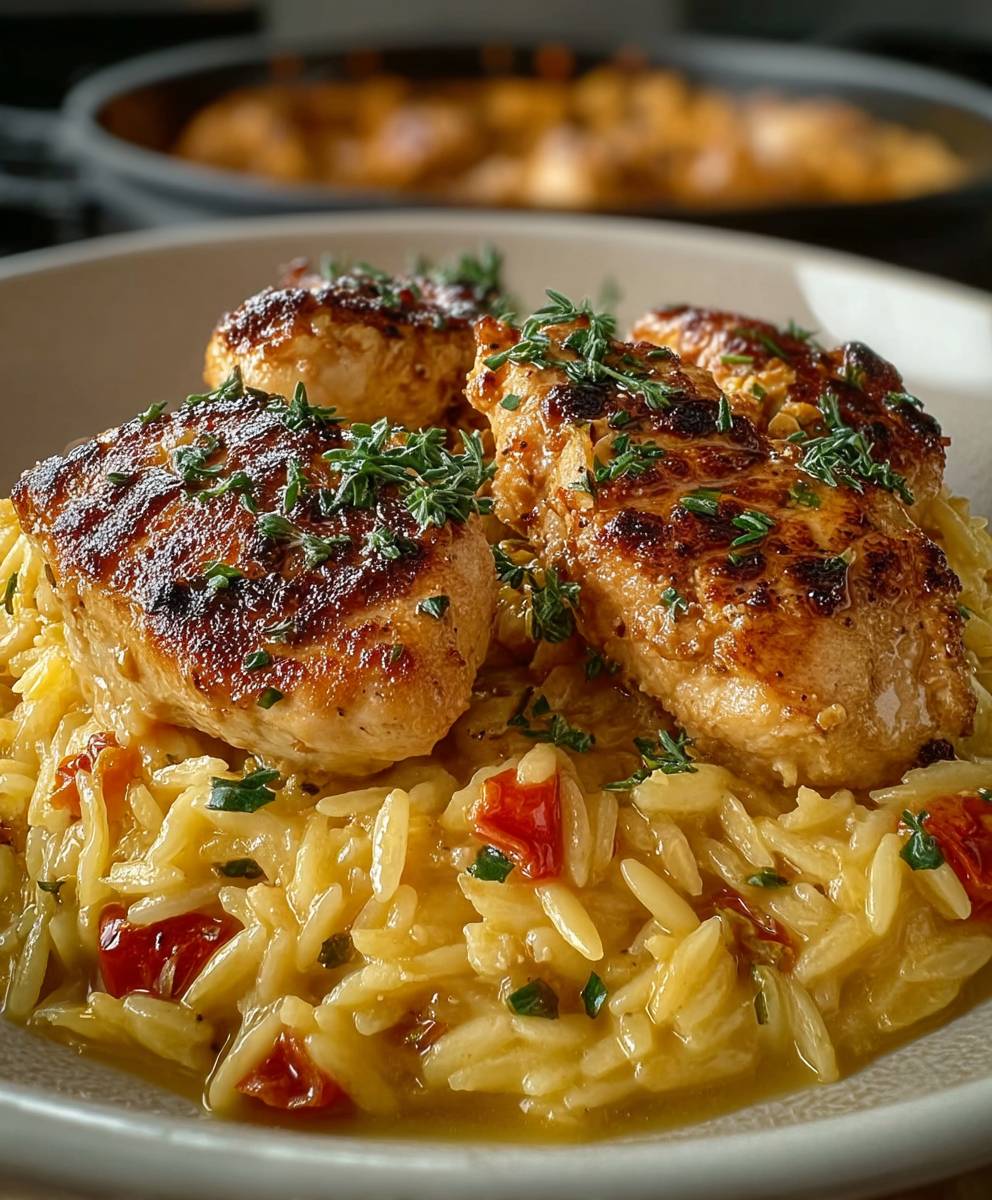 Marry Me Chicken Orzo