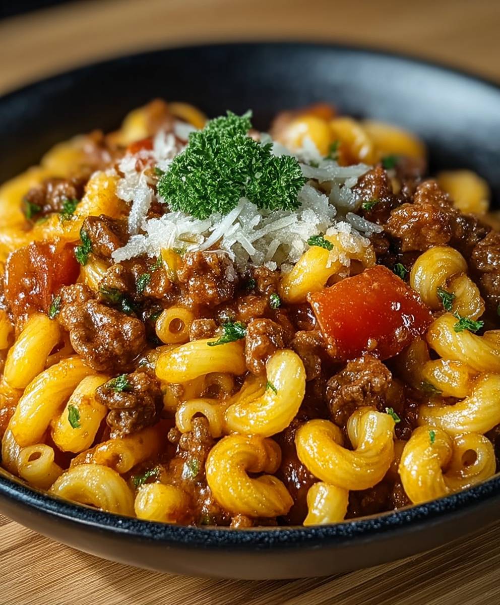 One Pot Beefaroni