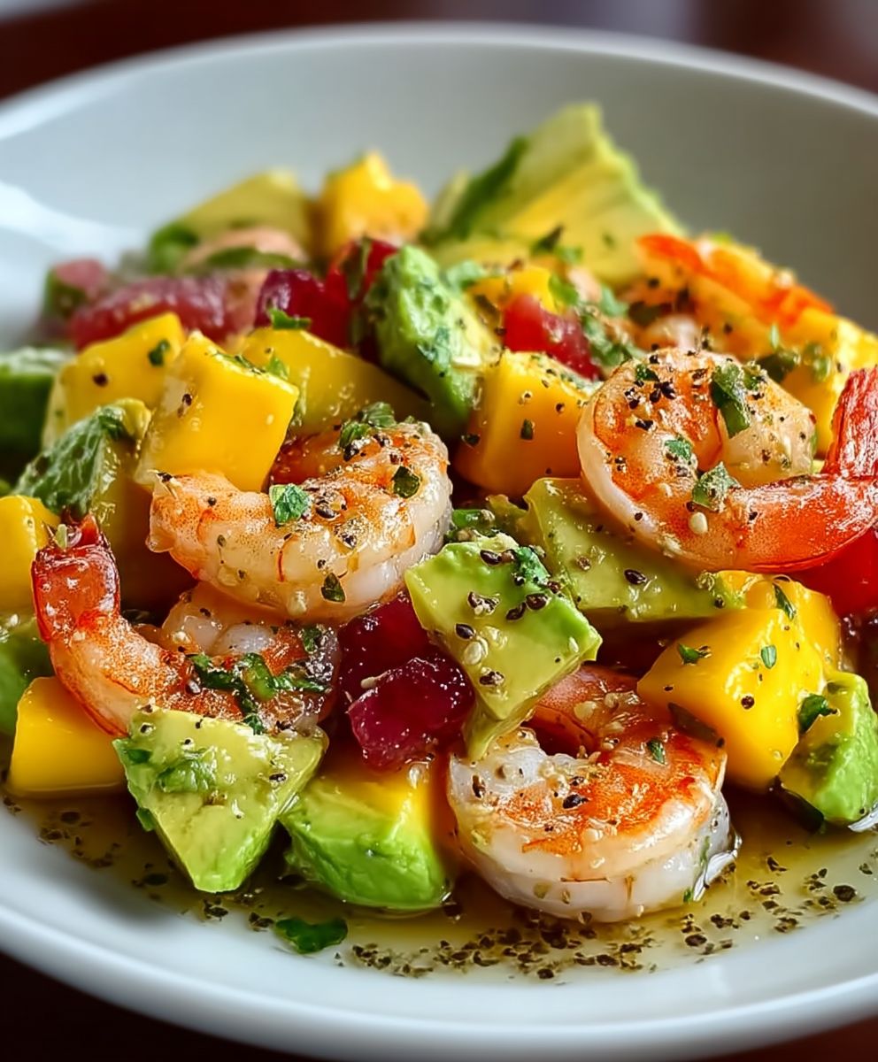 Mango Avocado Shrimp Salad