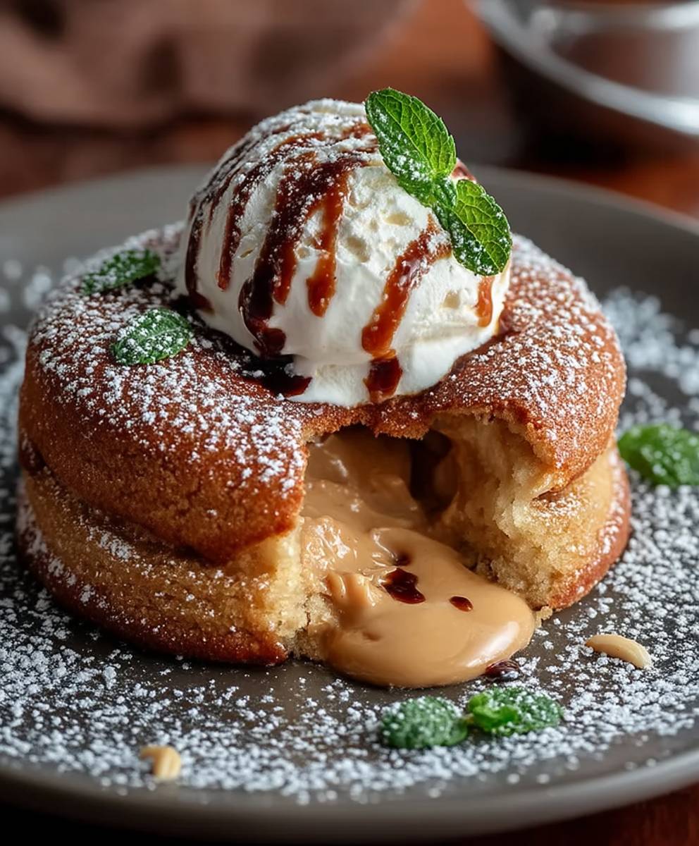 Peanut Butter Lava Cake