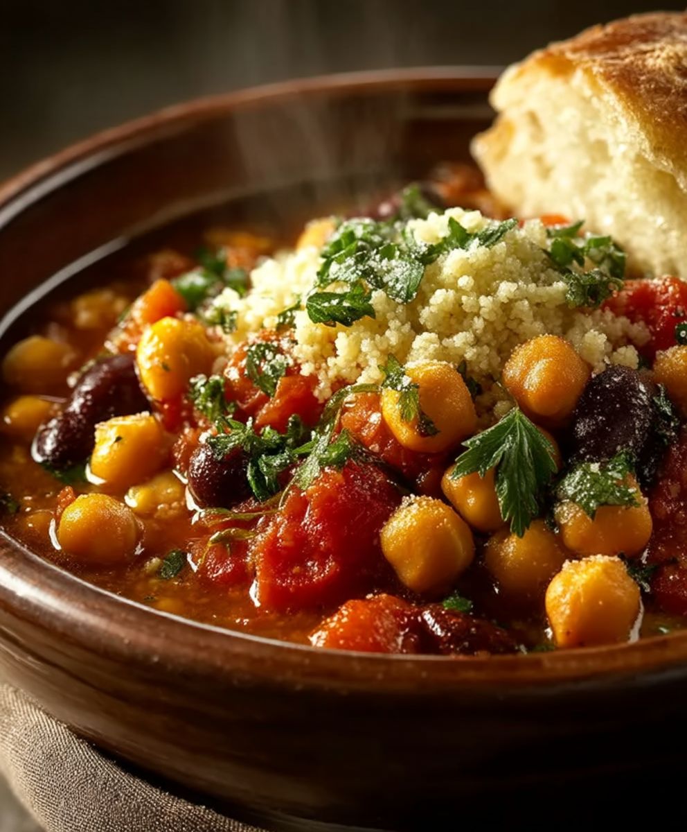 Chickpea Stew with Couscous