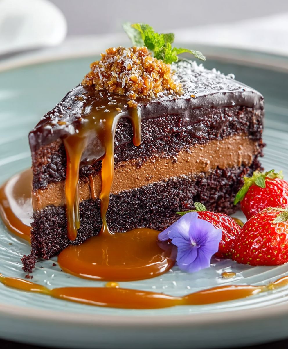 Salted Caramel Chocolate Cake