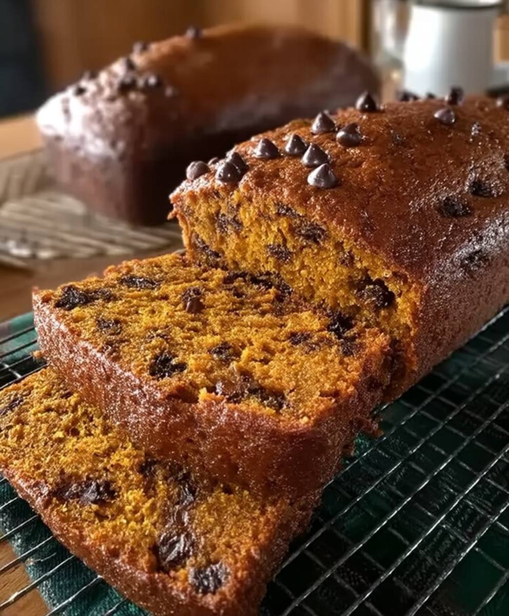 Chocolate Chip Pumpkin Bread