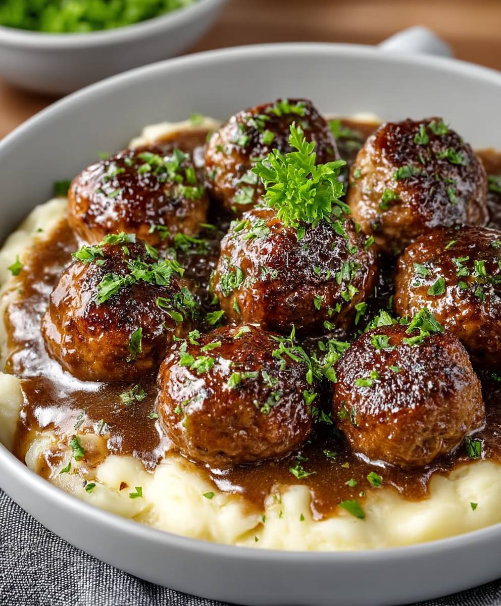 Salisbury Steak Meatballs
