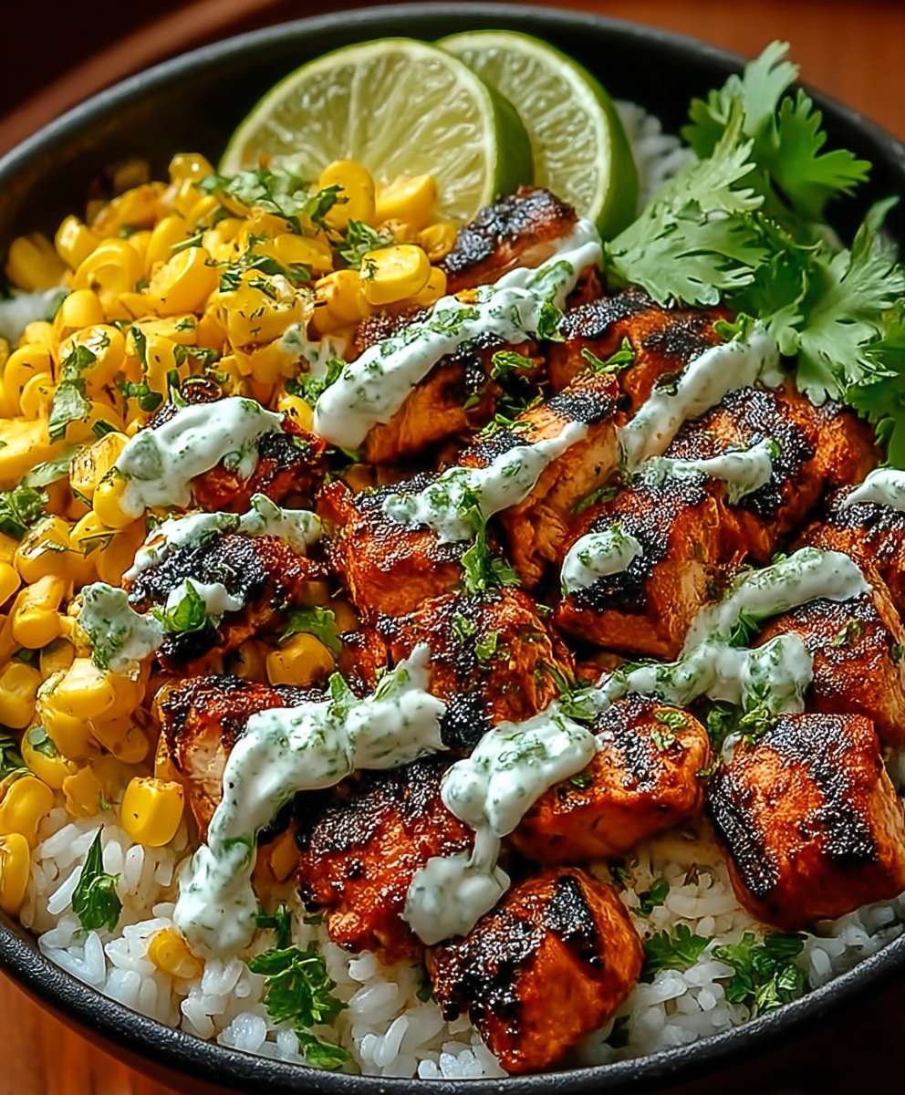 Street Corn Chicken Bowl