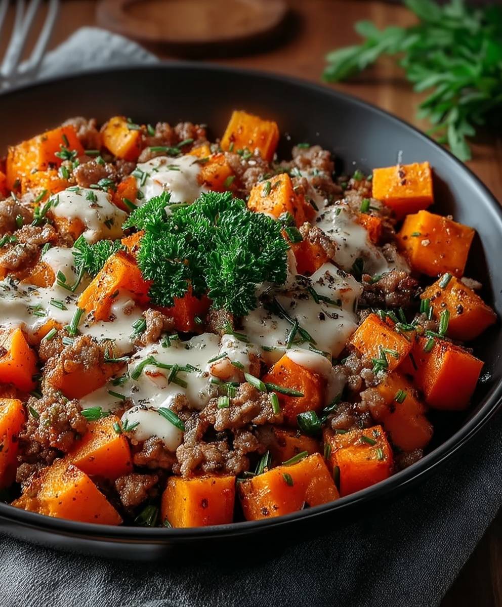 Turkey Sweet Potato Skillet