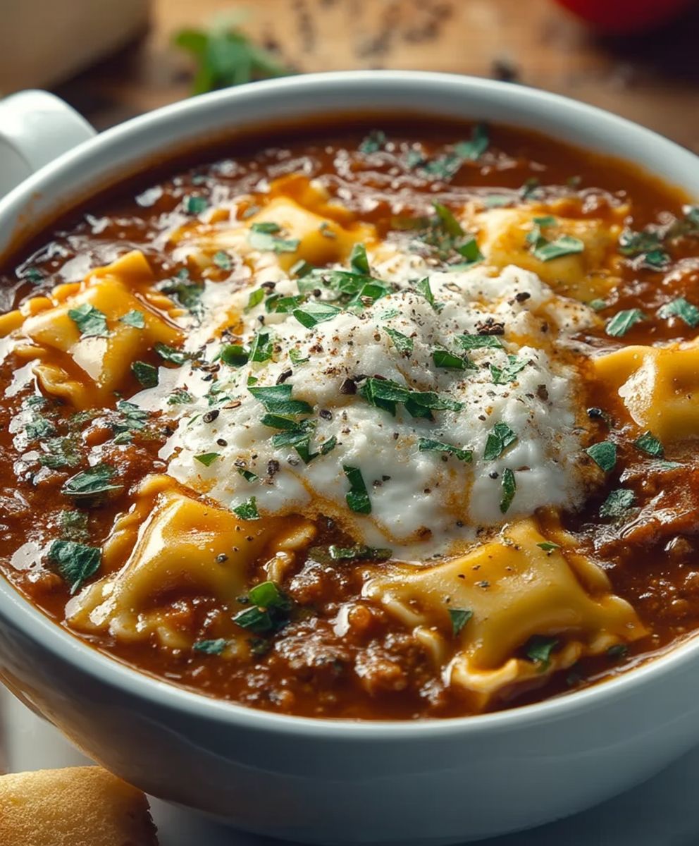 Lasagna Soup