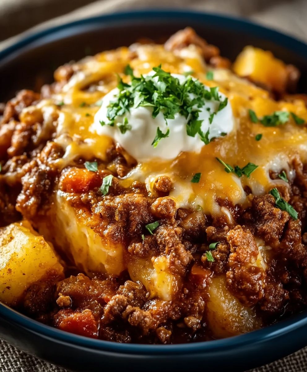 Cowboy Casserole Slow Cooker