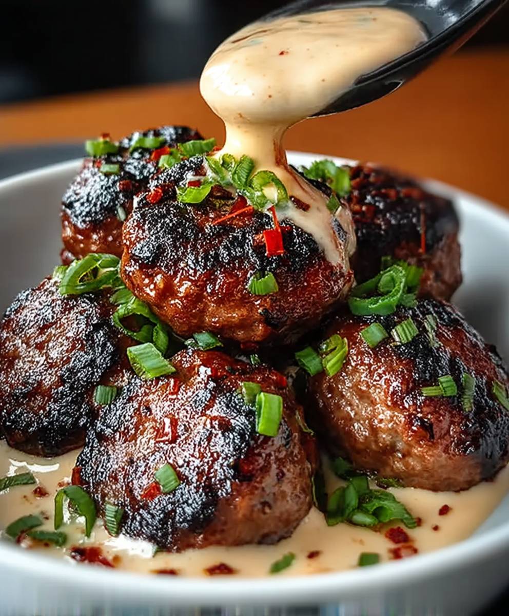 Korean BBQ Meatballs