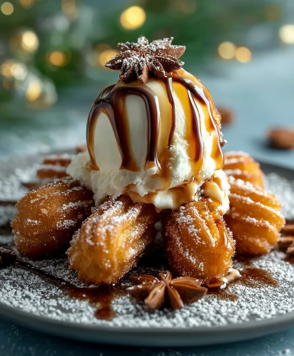 Churro Ice Cream Sandwich