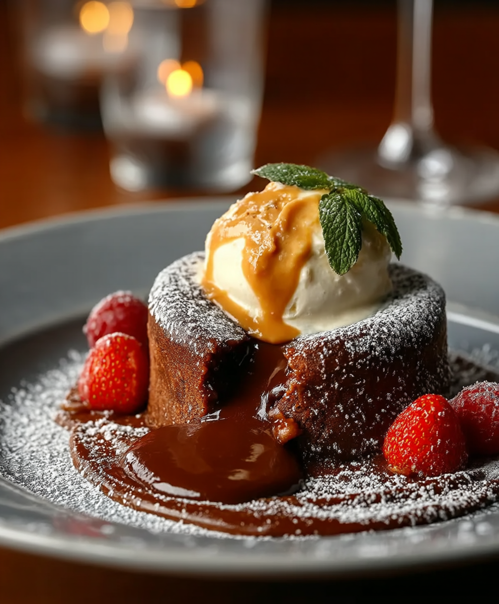 Peanut Butter Lava Cake