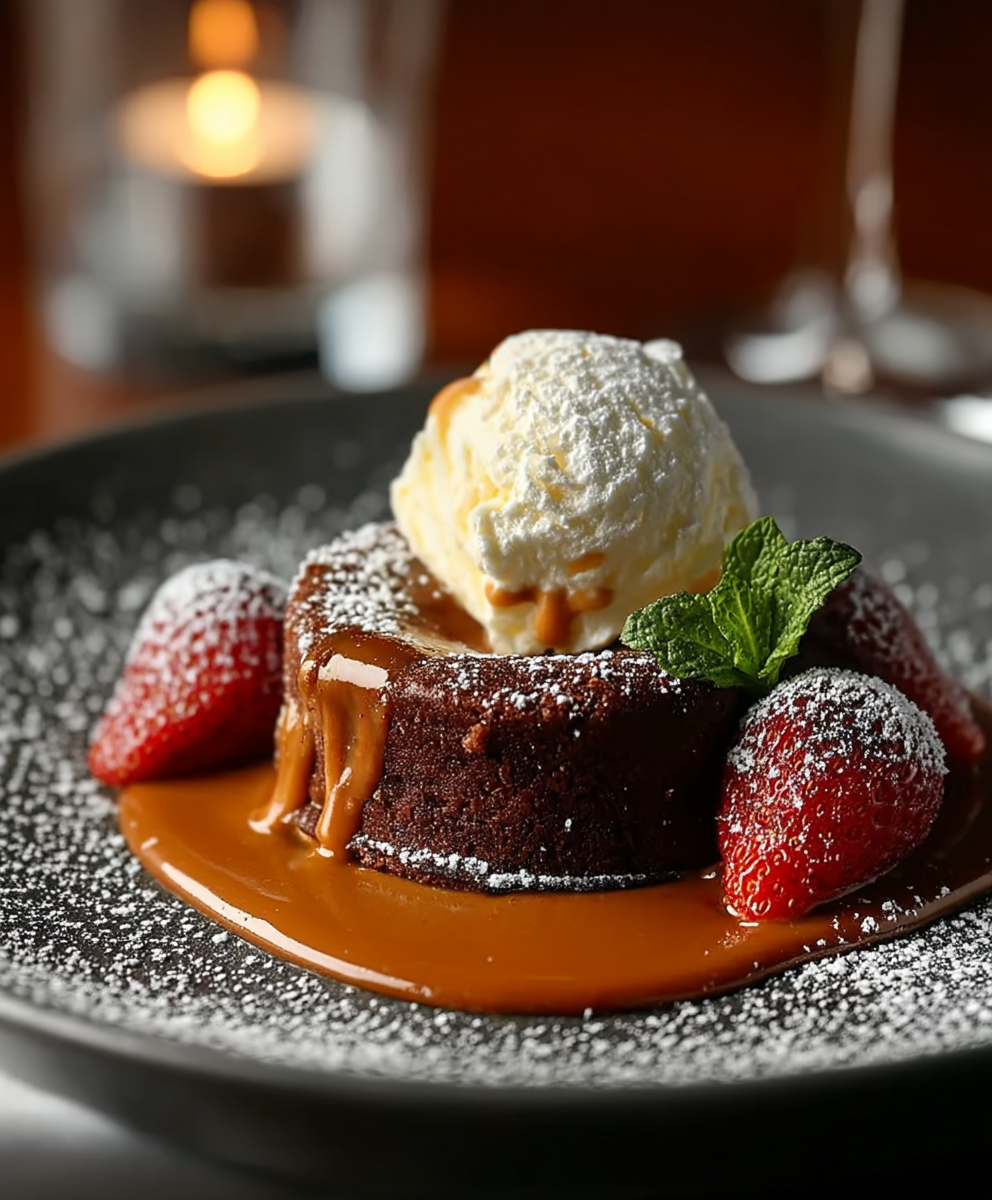 Peanut Butter Lava Cake
