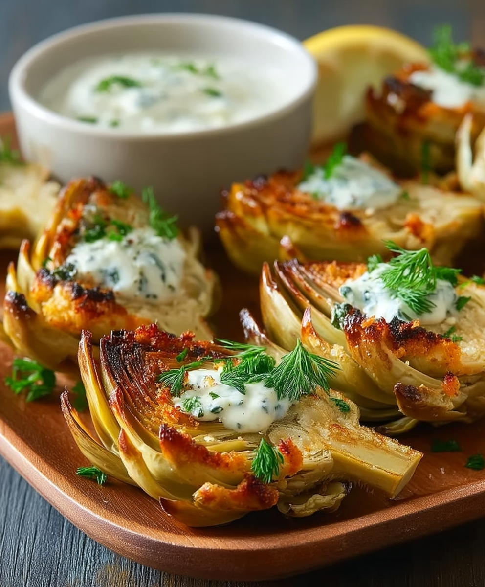 Parmesan Artichoke Hearts