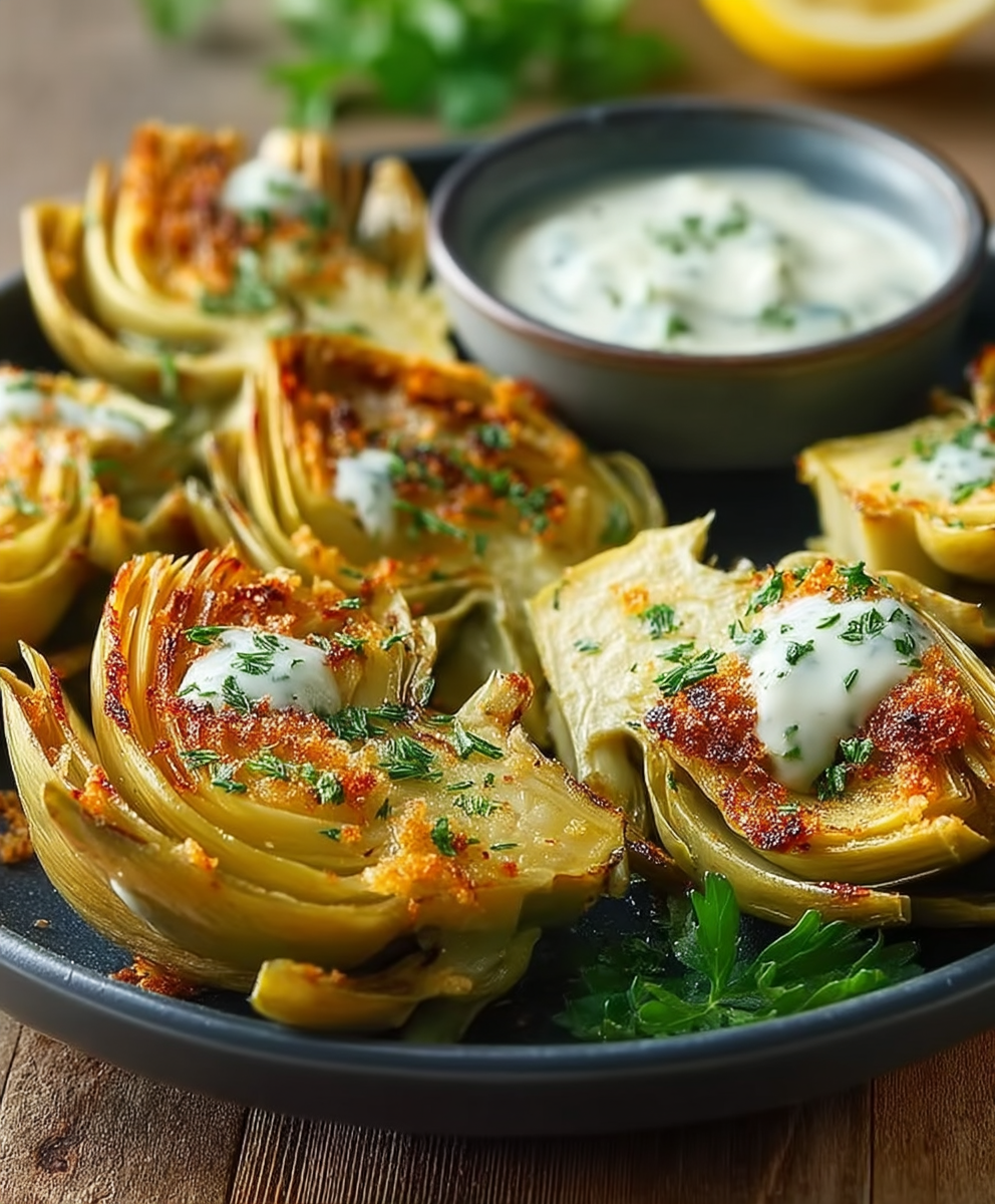 Parmesan Artichoke Hearts
