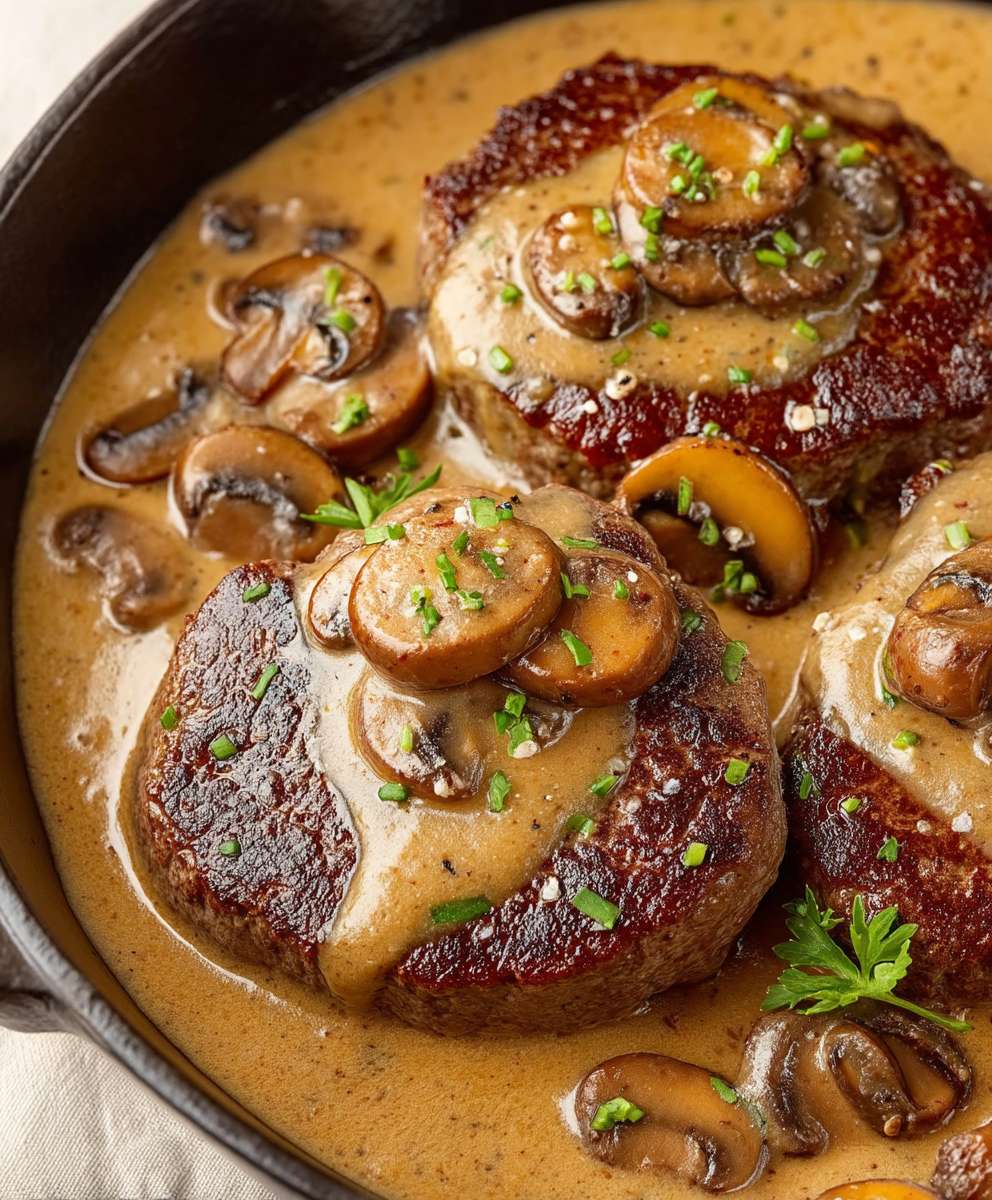 Salisbury Steak Mushroom Gravy