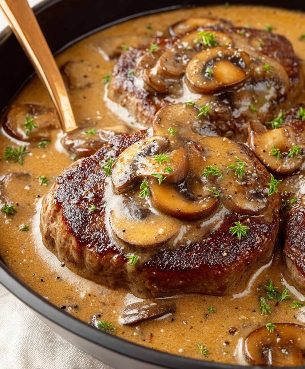Salisbury Steak Mushroom Gravy