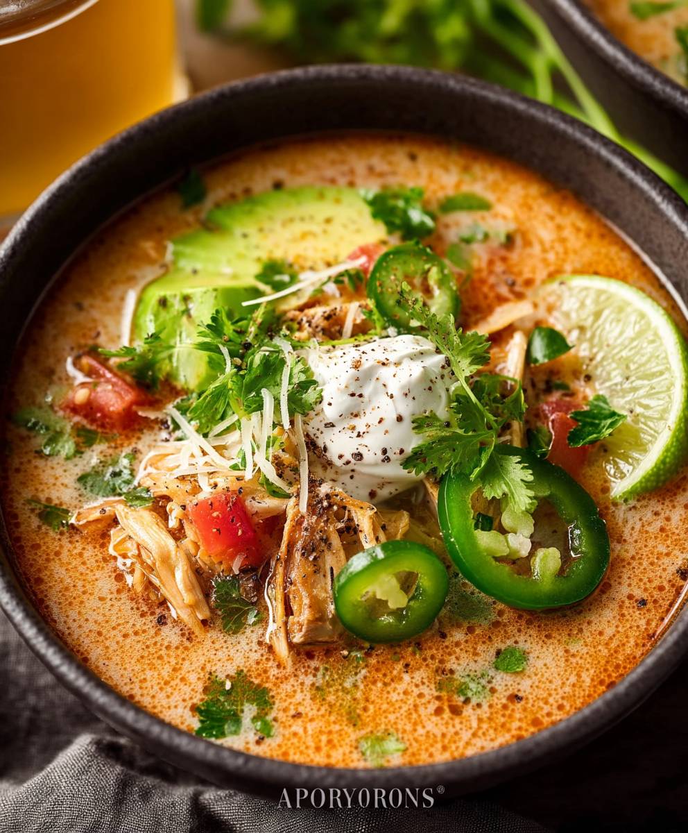Keto Chicken Tortilla Soup