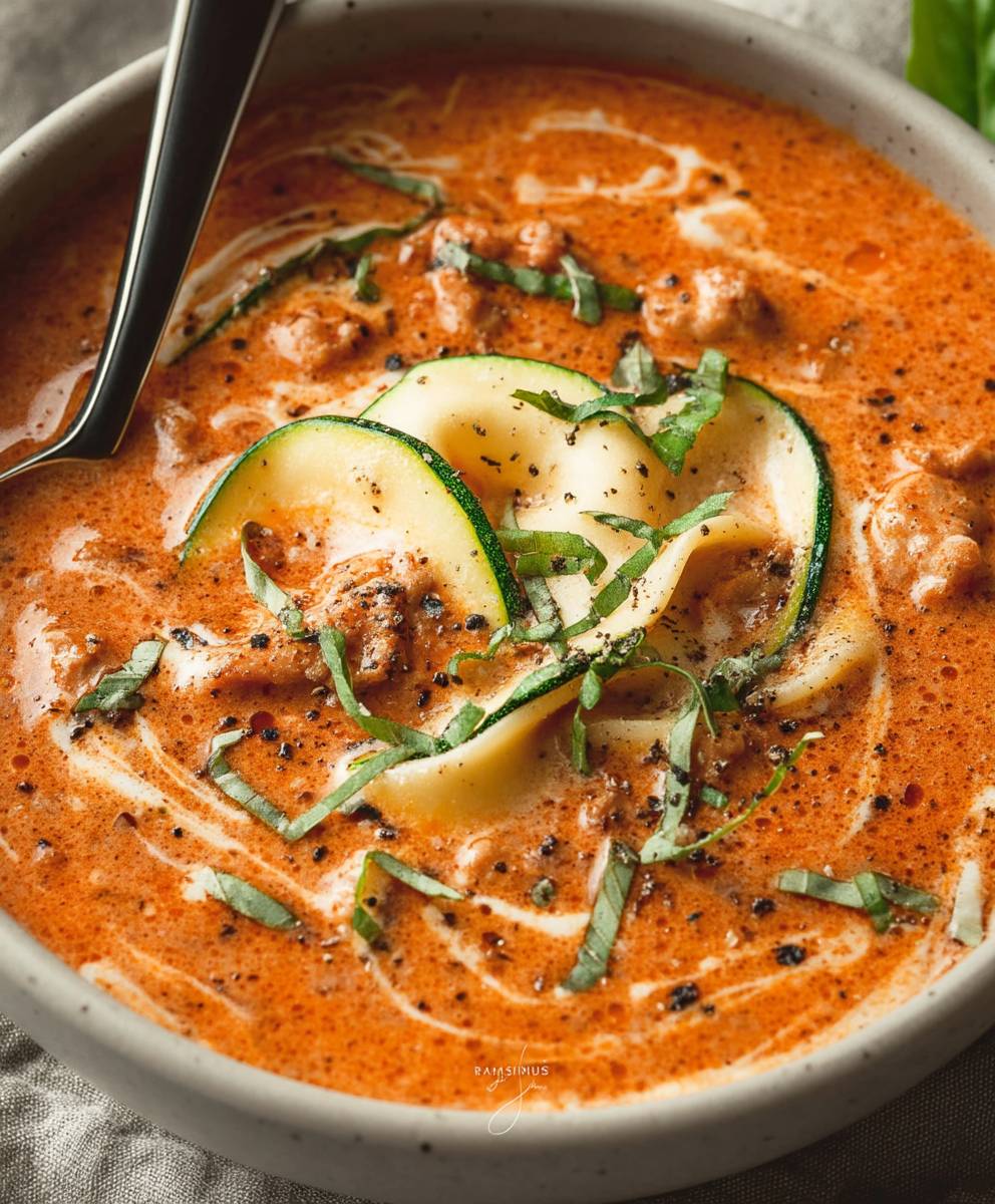 Whole30 Lasagna Soup