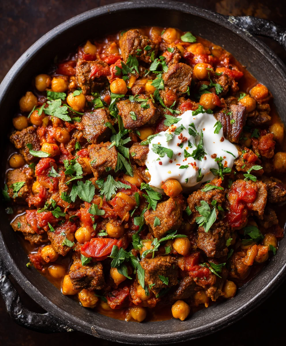 Delicious Beef Chorizo Chickpea Stew – Easy One-Pot Recipe