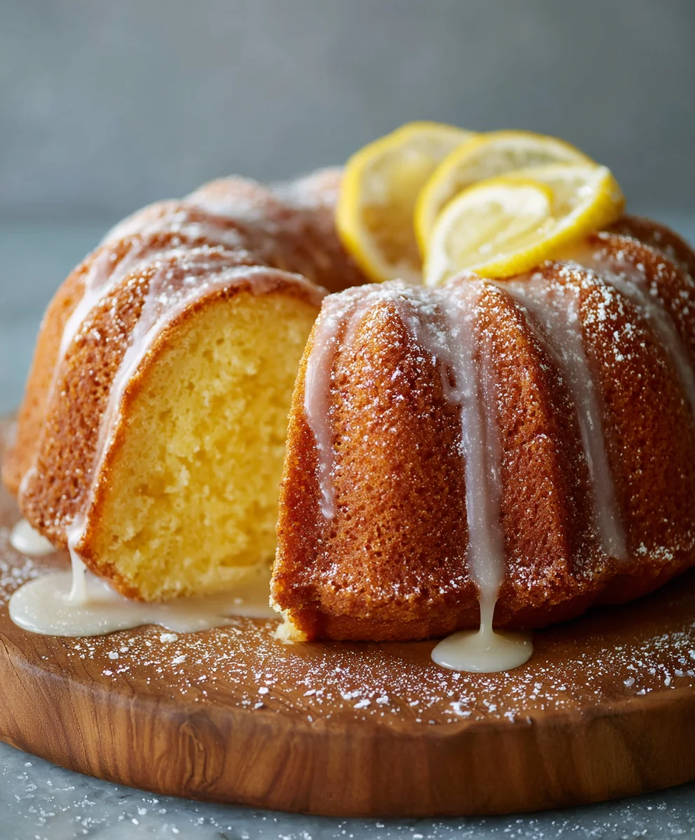 Zesty Moist Lemon Bundt Cake: Easy Recipe for Delicious Dessert