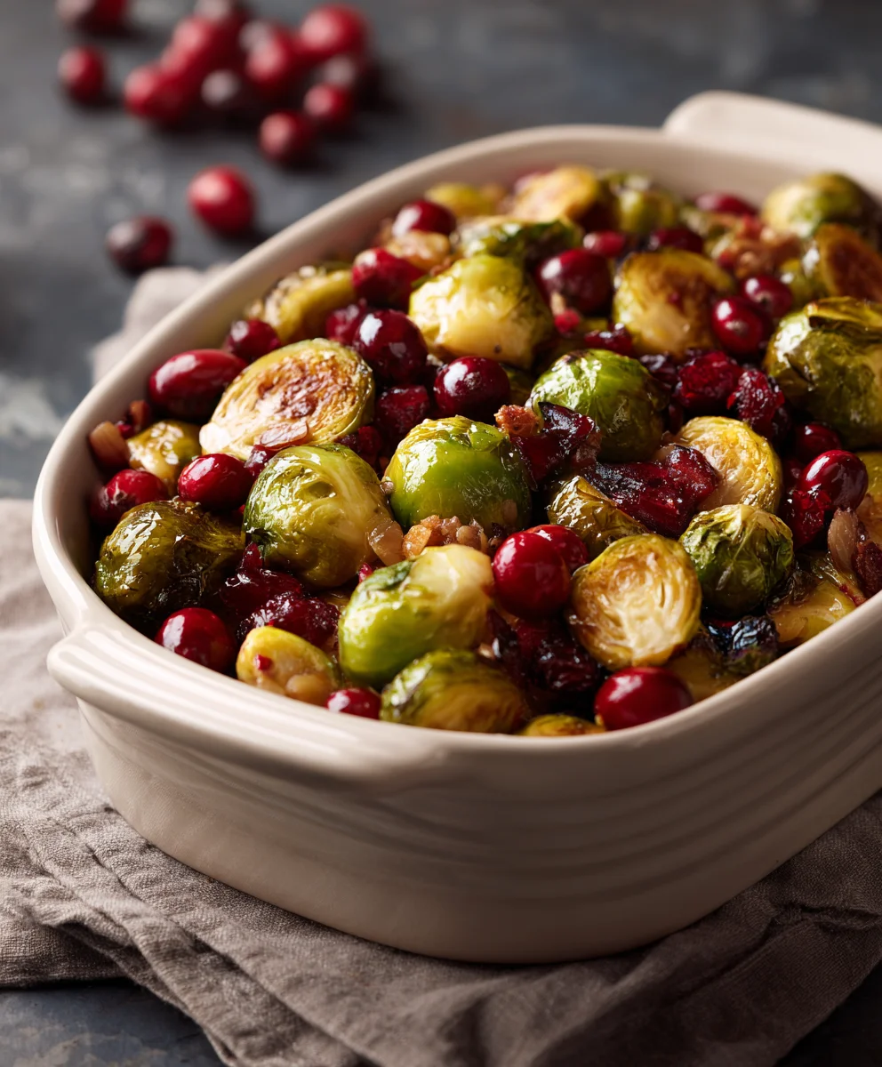 Sweet Cranberry Brussels Sprouts: Your New Favorite Side!