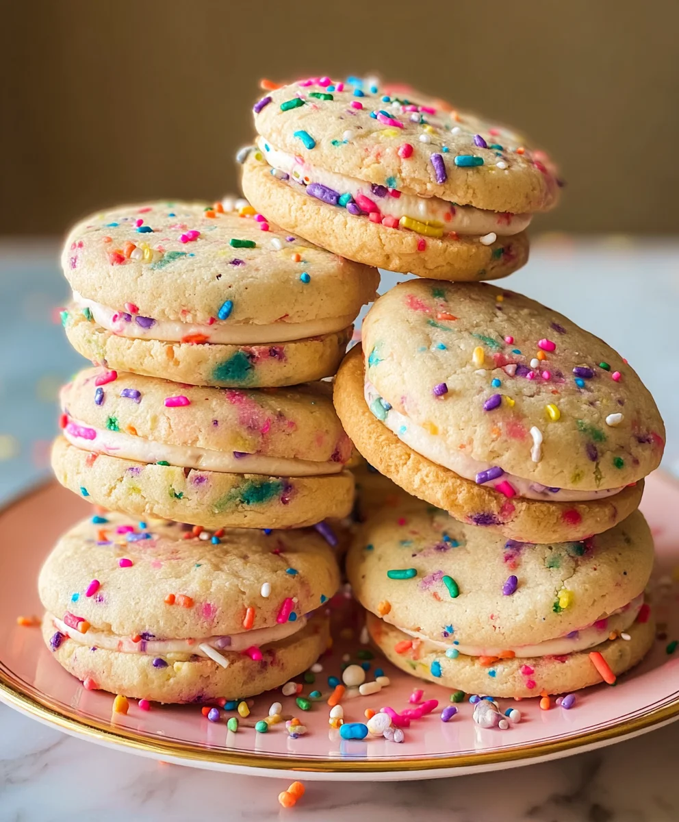 Best Funfetti Sandwich Cookies - Colorful & Chewy Treat