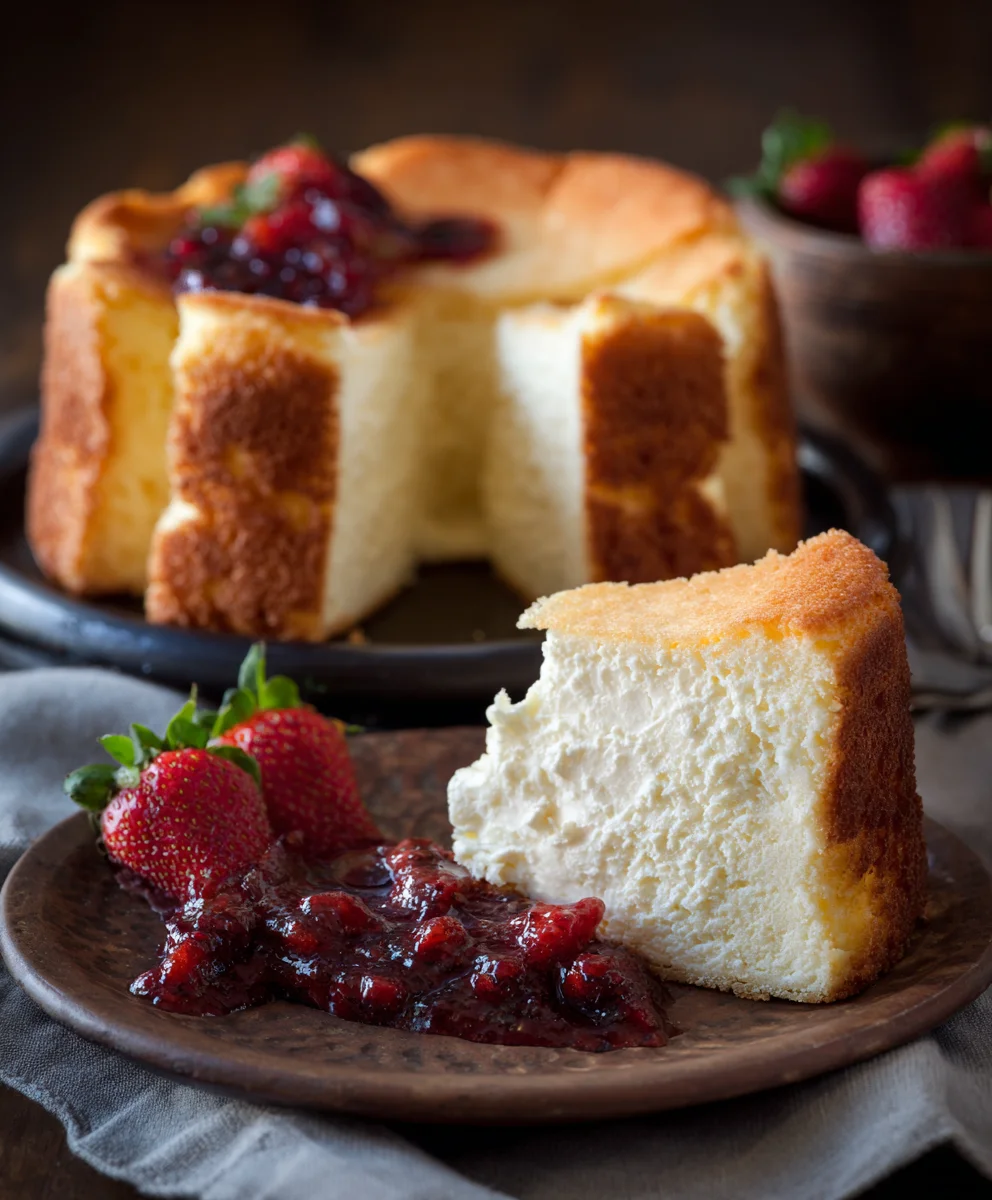 Decadent Cheesecake with Pound Cake Center Dessert