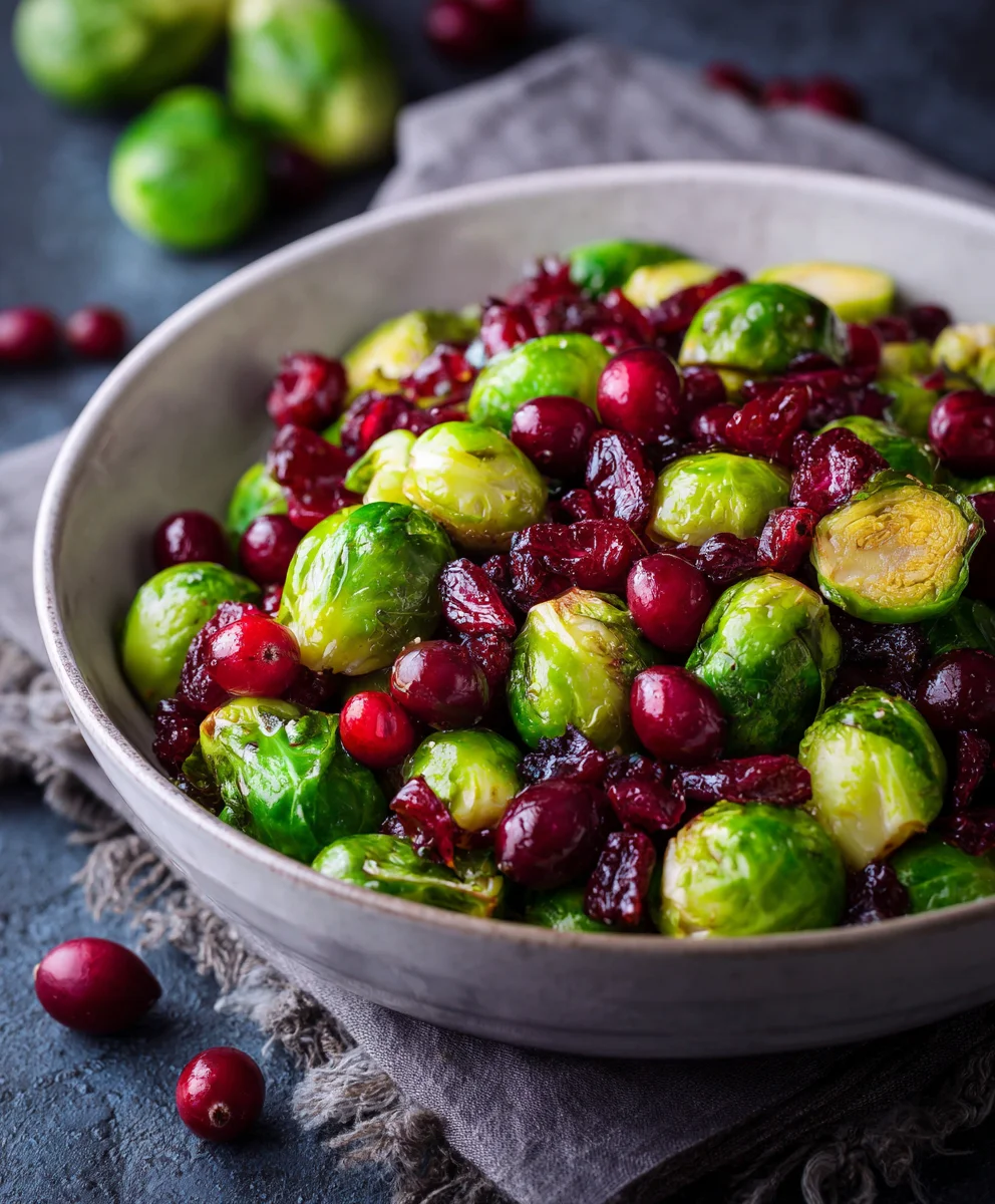 Sweet Cranberry Brussels Sprouts: Your New Favorite Side!