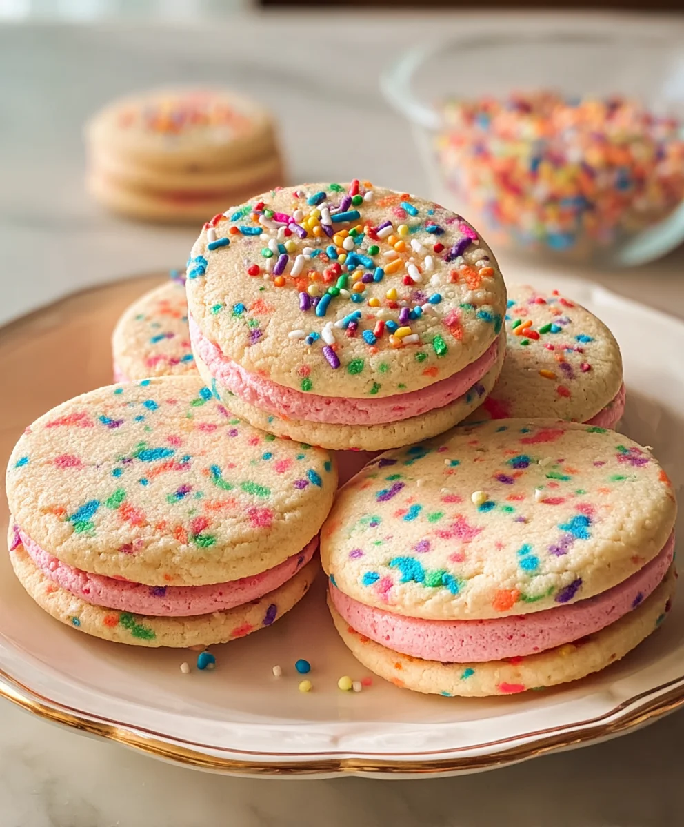 Best Funfetti Sandwich Cookies - Colorful & Chewy Treat