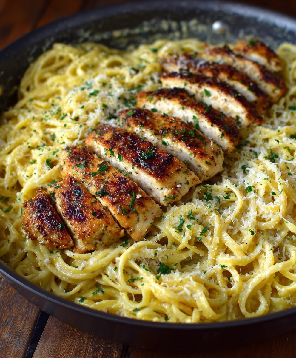 Ultimate Creamy Garlic Parmesan Chicken Pasta You'll Crave