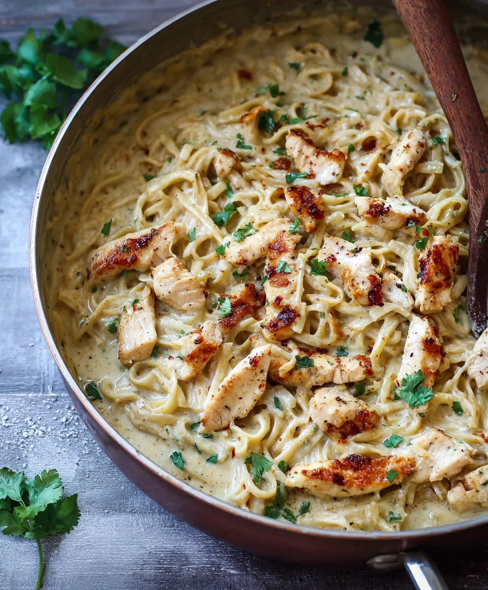 Creamy Chicken Garlic Parmesan Pasta – Easy Dinner!
