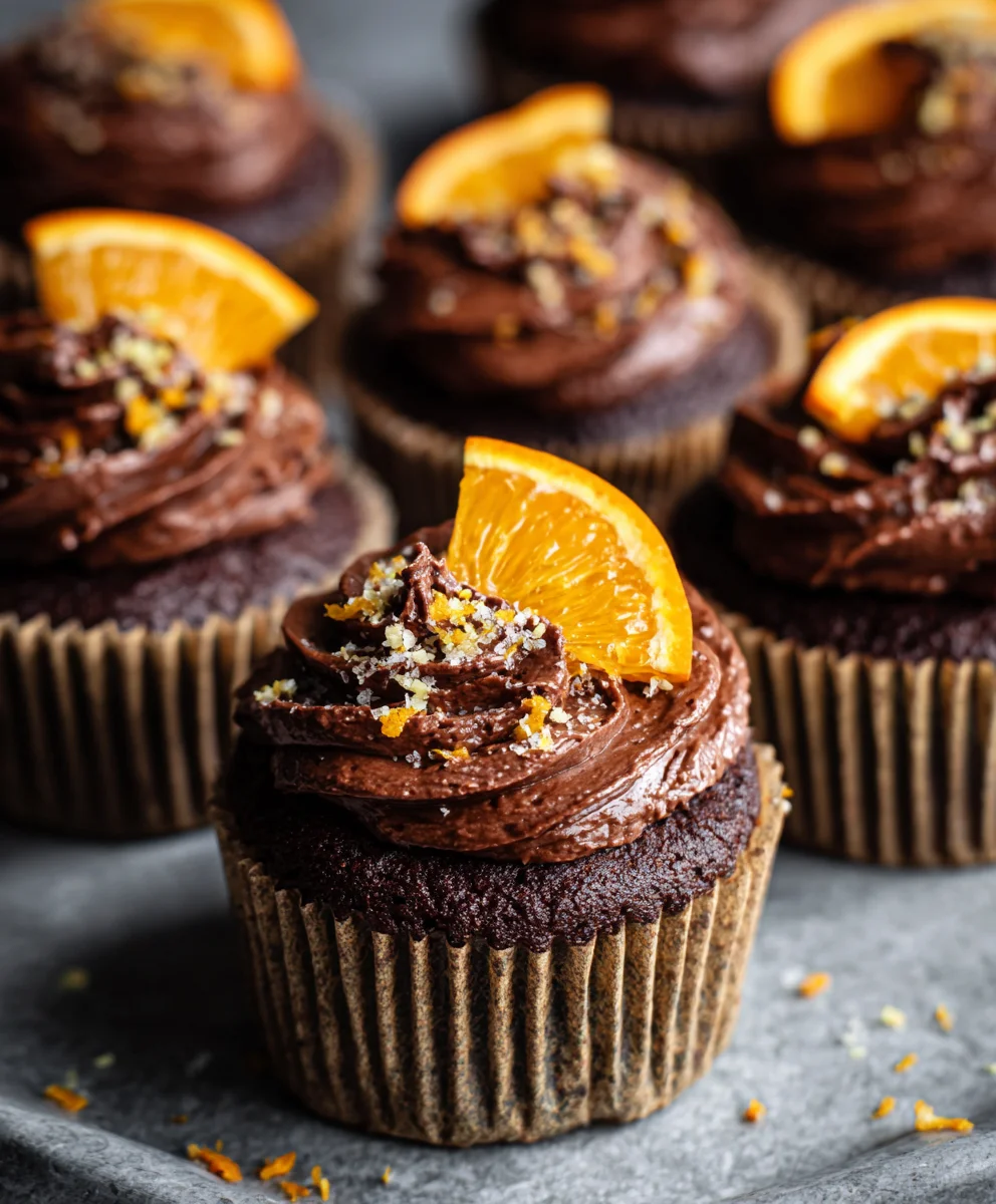 Irresistible Orange Chocolate Cupcakes – Your New Favorite!