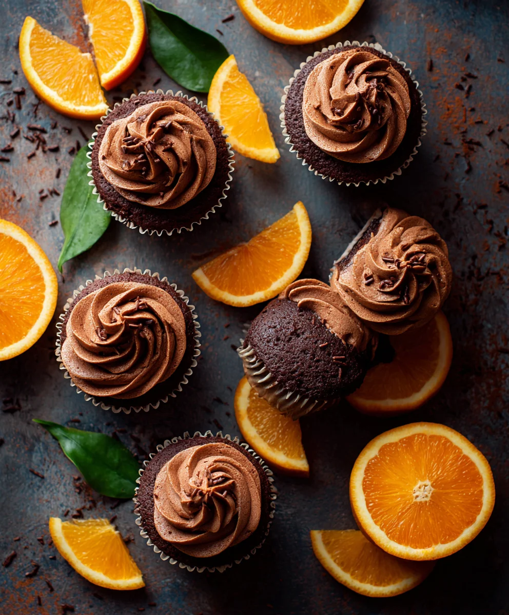 Irresistible Orange Chocolate Cupcakes – Your New Favorite!