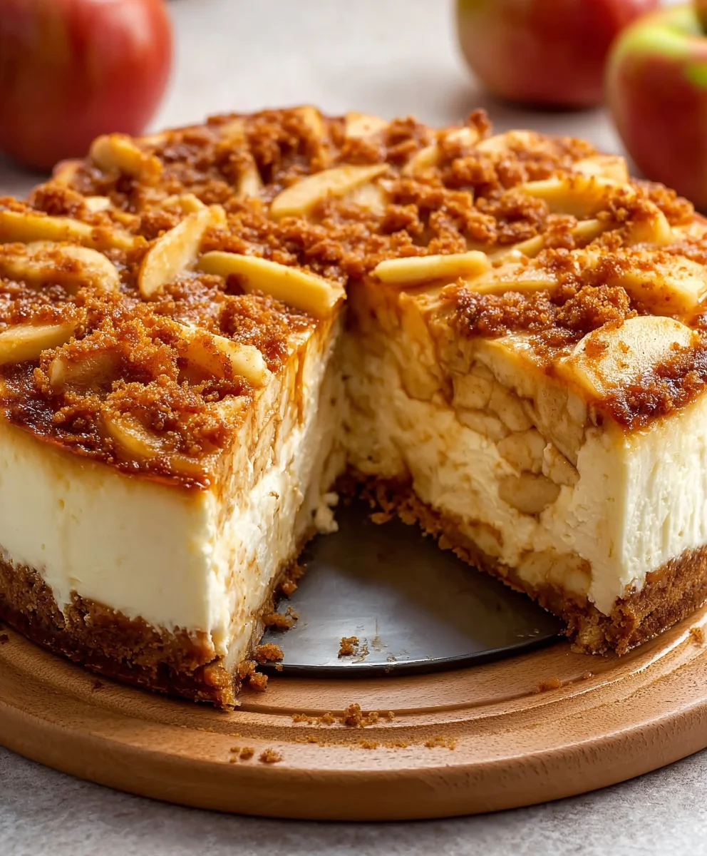 Seriously Irresistible Apple Crumble Cheesecake Recipe