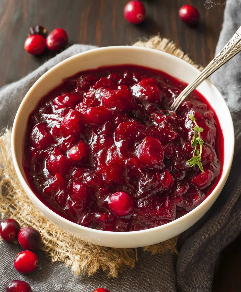 Best Cranberry Sauce Recipe: Simple & Delicious Homemade!