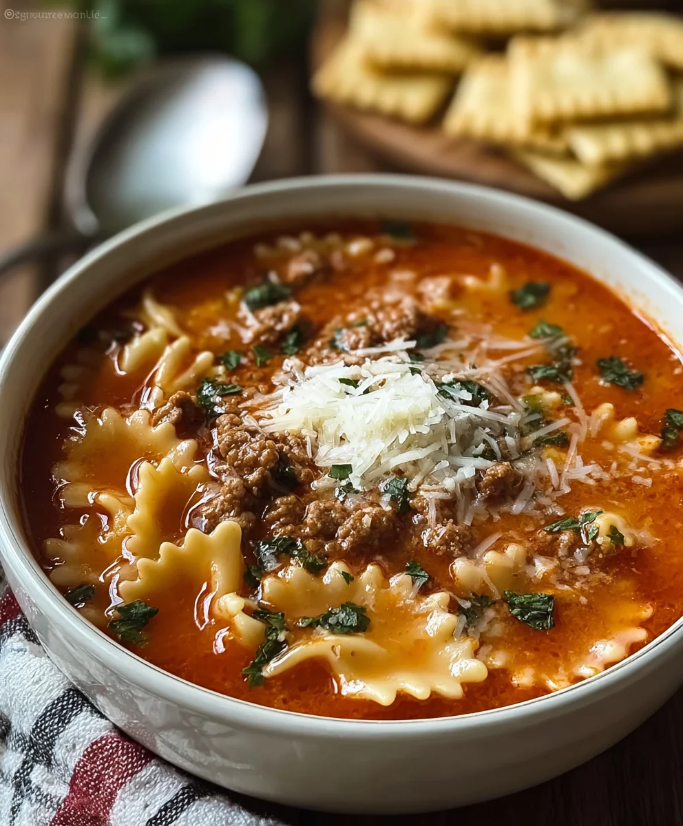 Hearty Lasagna Soup – A Delicious Twist on a Classic!
