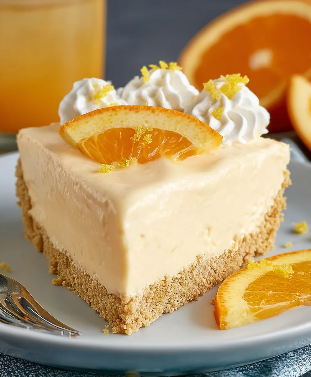 Orange Creamsicle Pie Recipe: Easy & Delicious No-Bake Treat!