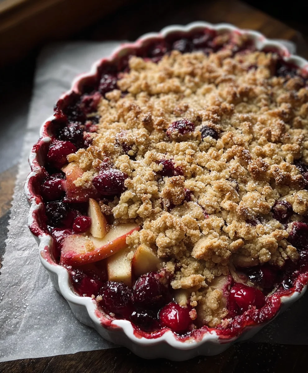 Cranberry Apple Crumble: Easy, Delicious Dessert Recipe!