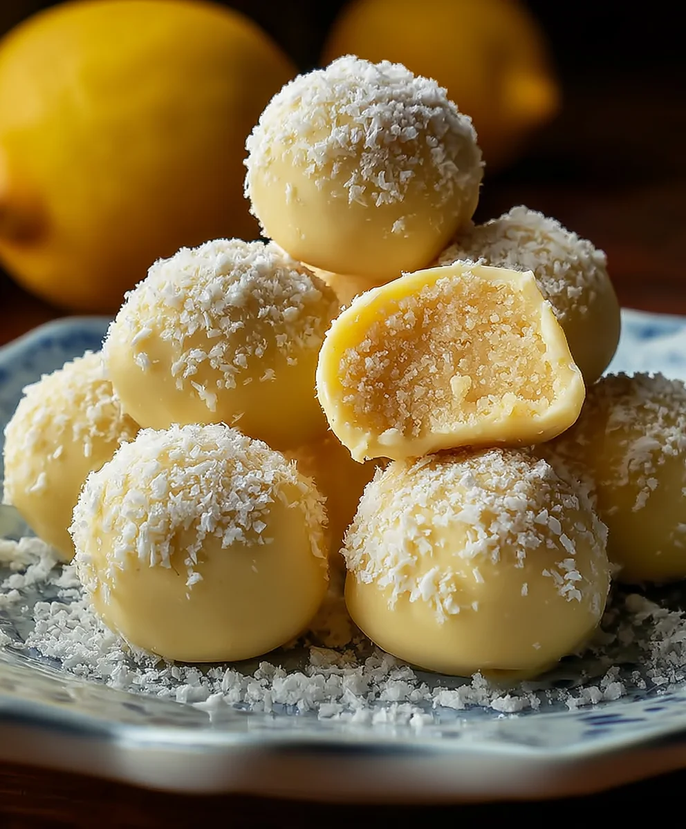 Lemon Truffles Recipe: Easy & Zesty No-Bake Treat